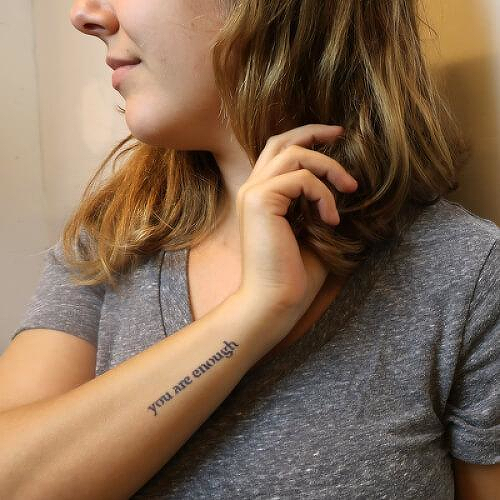 YAE by Inkbox is a Quotes temporary tattoo from inkbox - 2