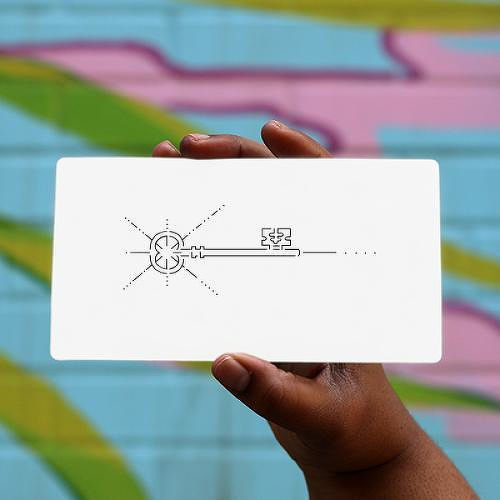 Yale by Geige Silver is a Geometric temporary tattoo from inkbox - 0