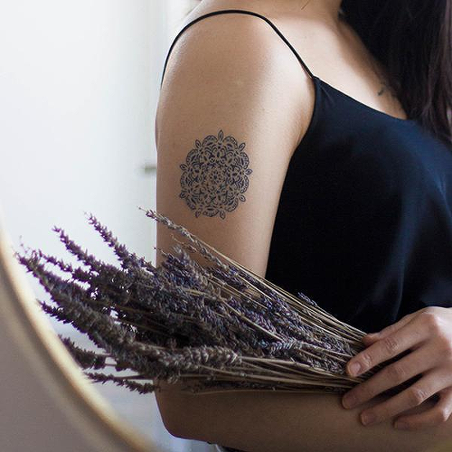 Yantra by inkbox is a Geometric temporary tattoo from inkbox - 0