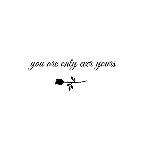Yours by Jamie Penno is a Quotes temporary tattoo from inkbox - 1
