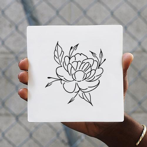 Zakir by Xixi Wang is a Flowers temporary tattoo from inkbox - 0
