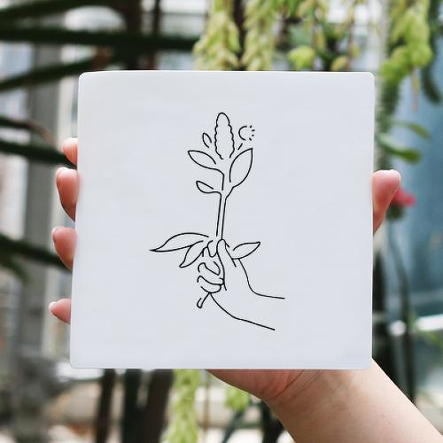 Zigzag by Lina is a Flowers temporary tattoo from inkbox - 0