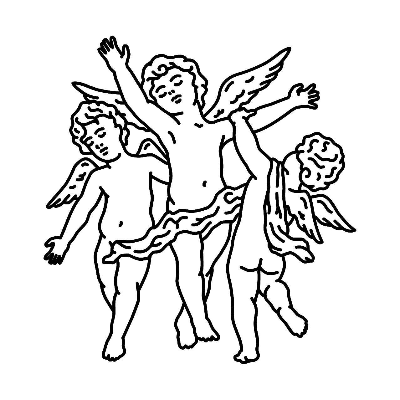 Cherubim by Doomcore is a temporary tattoo from inkbox - design