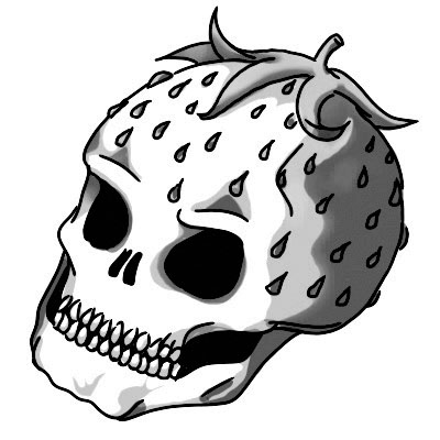 Skullberry by Heba Sidahmed is a Random temporary tattoo from inkbox - stencil