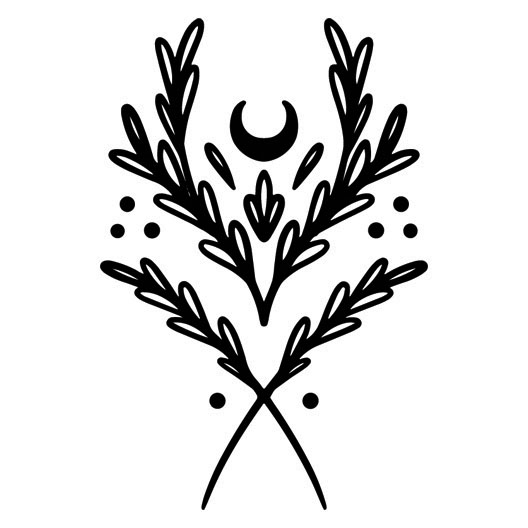 Harvest Moon by Kristine Vodon is a Flowers temporary tattoo from inkbox - stencil