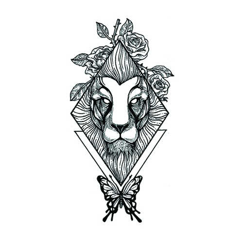 Mane by darealarts is a Animals temporary tattoo from inkbox - stencil