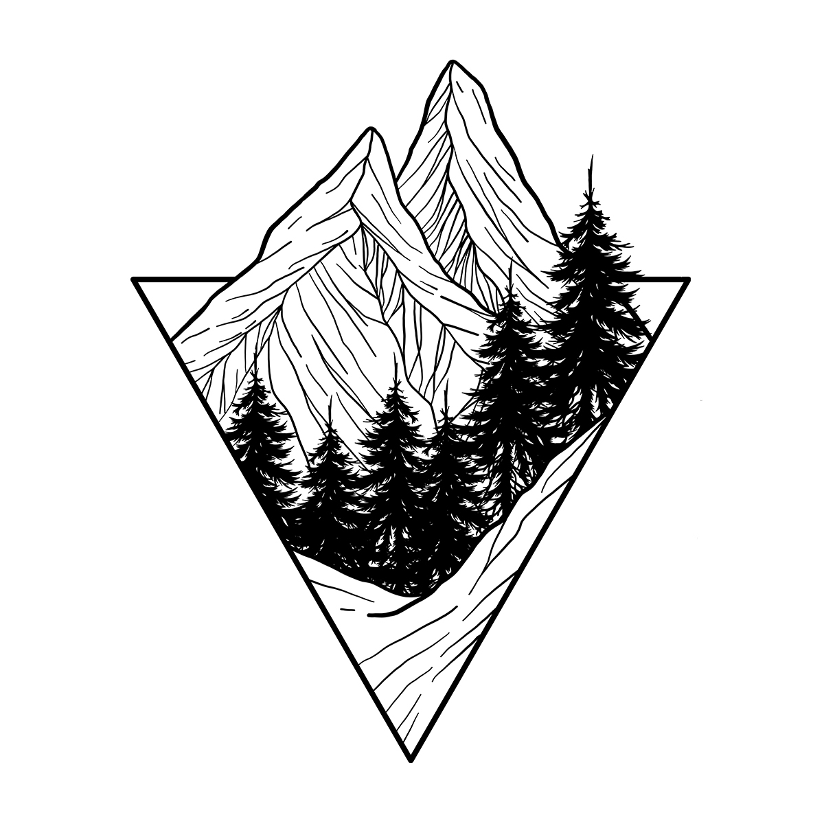 Rockies by Marcio Baptista is a temporary tattoo from inkbox - design