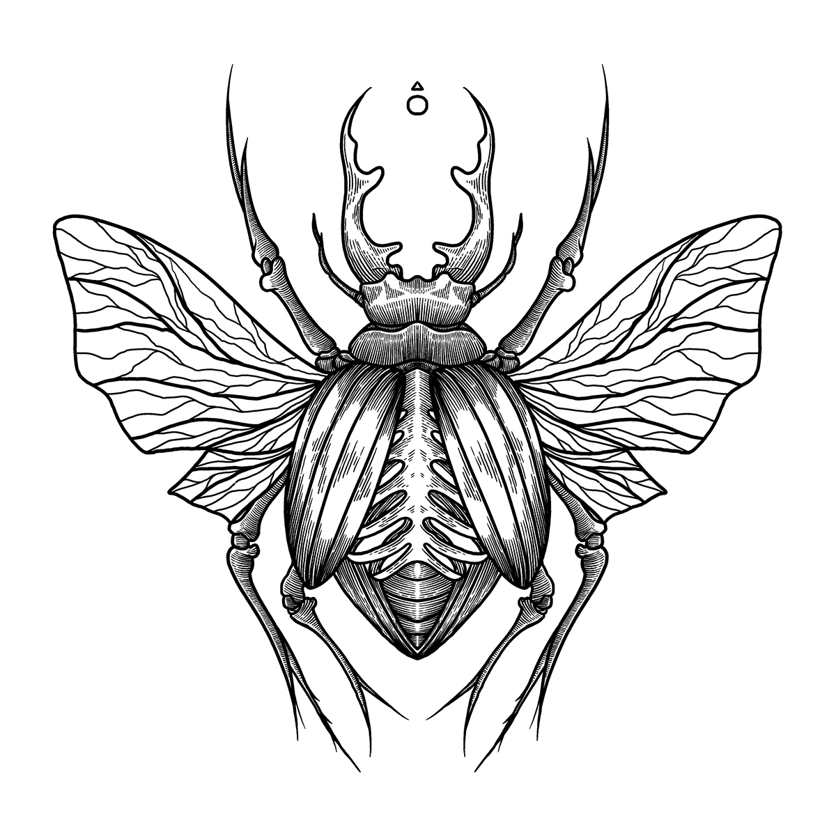 Skalbug by Kiryadi is a temporary tattoo from inkbox - design