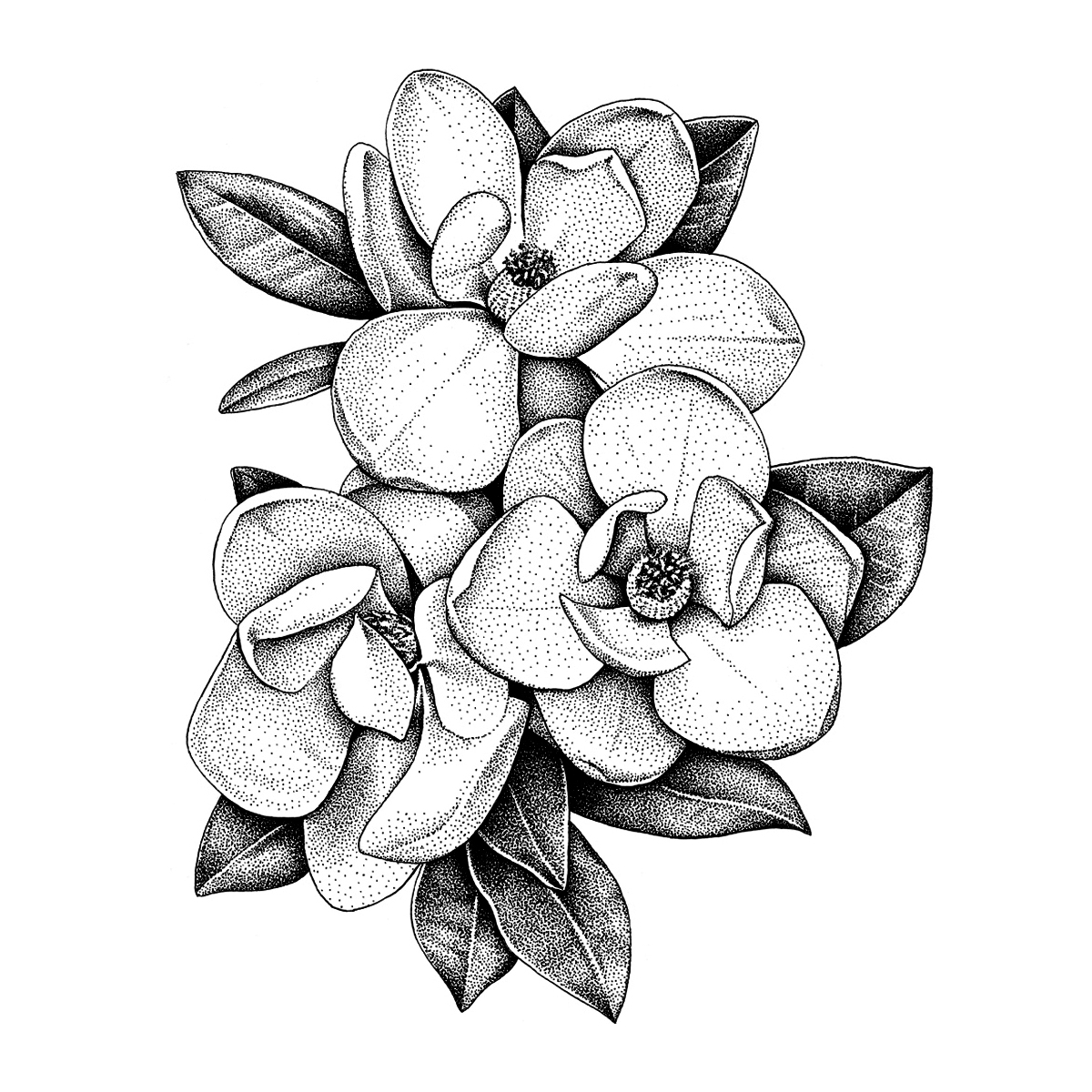 Magnol by Steven Habersang is a temporary tattoo from inkbox - design