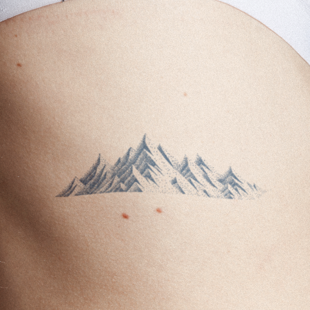 Mountain Range by Carsten Daub is a Nature temporary tattoo from inkbox - main