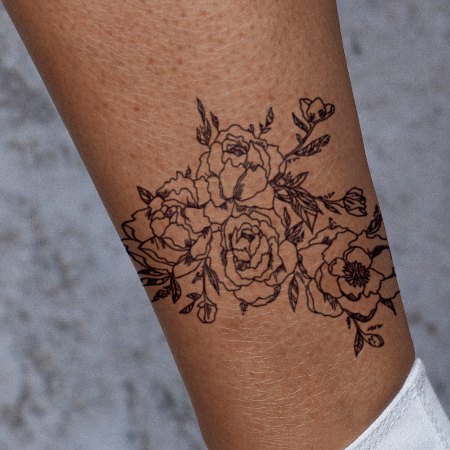 Fragile Botany by Britney Olivares is a Flowers temporary tattoo from inkbox - main