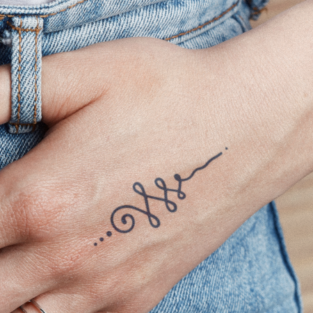 Spire by Kristine Vodon is a Geometric temporary tattoo from inkbox - main