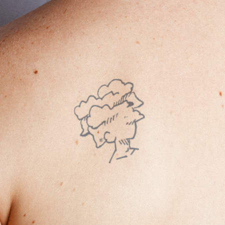 Heads Up by sketchnate is a Body temporary tattoo from inkbox - main