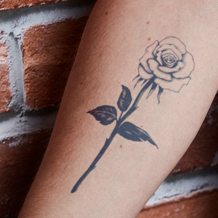 Yours Truly by inkbox is a Flowers temporary tattoo from inkbox - compliment