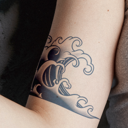 Great Wave by inkbox is a Nature temporary tattoo from inkbox - compliment